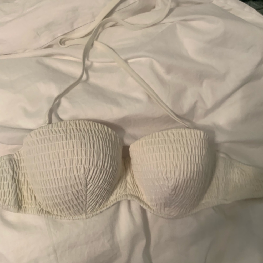 White VS swim top